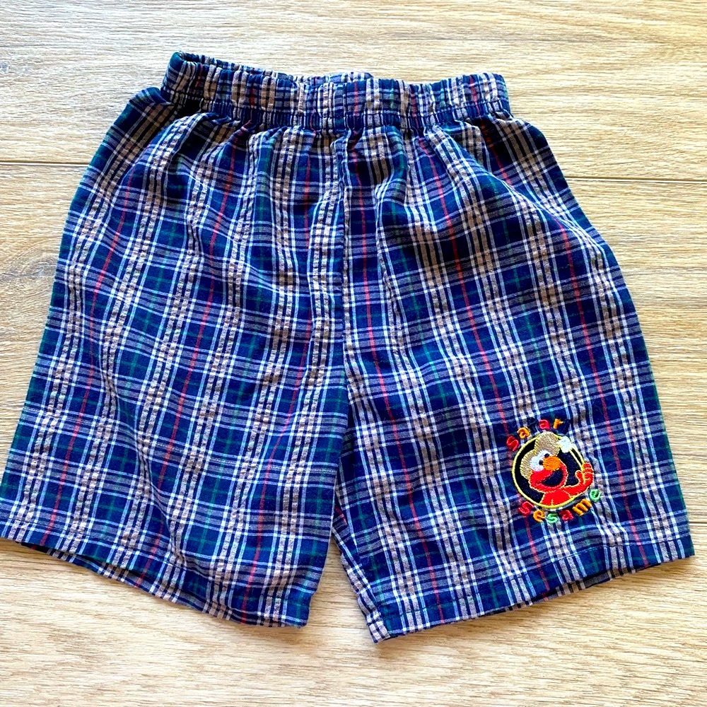 🎈 Sesame Street Plaid Shorts